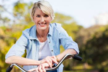 Woman on a Bike